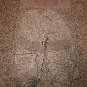 Gym shark flex high waisted leggings in khaki marl